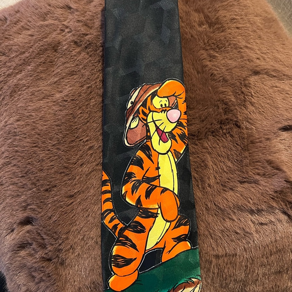 Disney Black and Orange Tigger Necktie